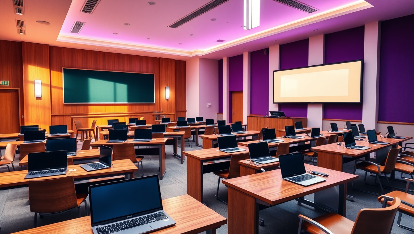 Modern learning environment with advanced technology